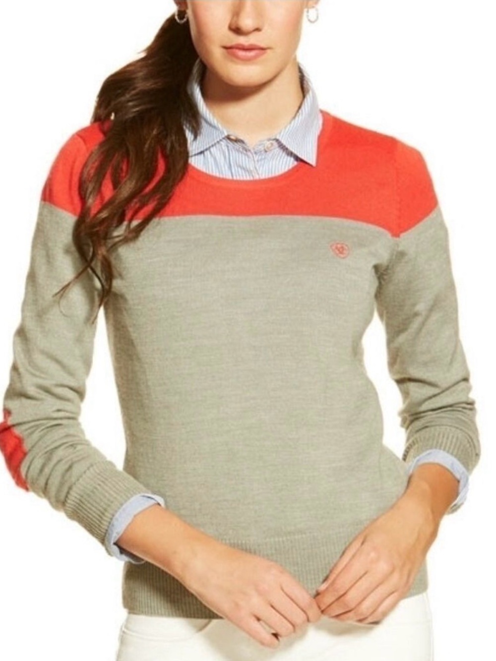 Ariat Ultimo wool sweater womens Fits Small Sporty Equestrian Horsewoman